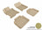 MAXpider Rubber Floor Mats for 2012 2011 2010 2009 2008 Honda Accord [Covers Front & Rear Row, Tan] L1HD00801502