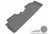 MAXpider Rubber Floor Mats for 2011 2010 2009 2008 2007 2006 Honda Civic [Covers Rear (2nd) Row, Gray] L1HD03621501