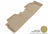 MAXpider Rubber Floor Mats for 2011 2010 2009 2008 2007 2006 Honda Civic [Covers Rear (2nd) Row, Tan] L1HD03621502