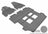MAXpider Rubber Floor Mats for 2017 2016 2015 2014 2013 2012 2011 Honda Odyssey [Covers Front & Rear Row, Gray] L1HD03801501