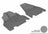 MAXpider Rubber Floor Mats for 2017 2016 2015 2014 2013 2012 2011 Honda Odyssey [Covers Front Row, Gray] L1HD03811501