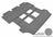 MAXpider Rubber Floor Mats for 2017 2016 2015 2014 2013 2012 2011 Honda Odyssey [Covers Rear (2nd) Row, Gray] L1HD03821501