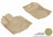 MAXpider Rubber Floor Mats for 2014 2013 2012 2011 2010 2009 2008 2007 2006 Honda Ridgeline [Covers Front Row, Tan] L1HD03911502