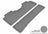 MAXpider Rubber Floor Mats for 2014 2013 2012 2011 2010 2009 2008 2007 2006 Honda Ridgeline [Covers Rear (2nd) Row, Gray] L1HD03921501