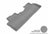 MAXpider Rubber Floor Mats for 2015 2014 2013 2012 Honda Civic [Covers Rear (2nd) Row, Gray] L1HD04121501