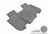 MAXpider Rubber Floor Mats for 2013 2012 2011 2010 2009 Honda Fit [Covers Rear (2nd) Row, Gray] L1HD04221501