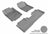 MAXpider Rubber Floor Mats for 2016 2015 2014 2013 2012 Honda CR-V [Covers Front & Rear Row, Gray] L1HD04301501