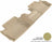 MAXpider Rubber Floor Mats for 2017 2016 2015 2014 2013 Honda Accord [Covers Rear (2nd) Row, Tan] L1HD04921502
