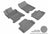 MAXpider Rubber Floor Mats for 2012 2011 2010 2009 2008 Honda Accord [Covers Front & Rear Row, Gray] L1HD05901501