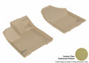 MAXpider Rubber Floor Mats for Passport/Pilot [Covers Front Row, Tan] L1HD07311502
