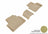 MAXpider Rubber Floor Mats for 2021 2020 2019 2018 2017 2016 Honda Civic [Covers Rear (2nd) Row, Tan] L1HD07421502