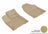 MAXpider Rubber Floor Mats for 2021 2020 2019 2018 2017 Honda Ridgeline [Covers Front Row, Tan] L1HD08311502