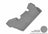 MAXpider Rubber Floor Mats for 2022 2021 2020 2019 2018 2017 2016 Honda Pilot [Covers Rear (3rd) Row, Gray] L1HD08431501