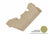 MAXpider Rubber Floor Mats for 2022 2021 2020 2019 2018 2017 2016 Honda Pilot [Covers Rear (3rd) Row, Tan] L1HD08431502