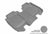 MAXpider Rubber Floor Mats for 2021 2020 2019 2018 2017 2016 Honda HR-V [Covers Rear (2nd) Row, Gray] L1HD08521501