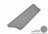 MAXpider Rubber Floor Mats for 2022 2021 2020 2019 2018 Honda Odyssey [Covers Rear (3rd) Row, Gray] L1HD09131501