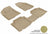 MAXpider Rubber Floor Mats for 2012 2011 2010 2009 2008 2007 Hyundai Veracruz [Covers Front & Rear Row, Tan] L1HY00801502