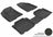 MAXpider Rubber Floor Mats for 2012 2011 2010 2009 2008 2007 Hyundai Veracruz [Covers Front & Rear Row, Black] L1HY00801509