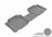 MAXpider Rubber Floor Mats for 2012 2011 2010 2009 2008 2007 Hyundai Veracruz [Covers Rear (2nd) Row, Gray] L1HY00821501