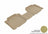 MAXpider Rubber Floor Mats for 2012 2011 2010 2009 2008 2007 Hyundai Veracruz [Covers Rear (2nd) Row, Tan] L1HY00821502