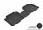MAXpider Rubber Floor Mats for 2012 2011 2010 2009 2008 2007 Hyundai Veracruz [Covers Rear (2nd) Row, Black] L1HY00821509