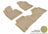 MAXpider Rubber Floor Mats for 2018 2017 2016 2015 2014 2013 Hyundai Santa Fe Sport [Covers Front & Rear Row, Tan] L1HY01701502