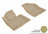 MAXpider Rubber Floor Mats for Hyundai [Covers Front Row, Tan] L1HY01711502