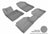 MAXpider Rubber Floor Mats for 2017 2016 2015 2014 2013 Hyundai Elantra GT [Covers Front & Rear Row, Gray] L1HY01801501