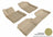 MAXpider Rubber Floor Mats for 2017 2016 2015 2014 2013 Hyundai Elantra GT [Covers Front & Rear Row, Tan] L1HY01801502