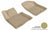 MAXpider Rubber Floor Mats for 2017 2016 2015 2014 2013 Hyundai Elantra GT [Covers Front Row, Tan] L1HY01811502