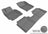 MAXpider Rubber Floor Mats for Elantra/Elantra Coupe [Covers Front & Rear Row, Gray] L1HY02101501