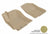 MAXpider Rubber Floor Mats for 2017 2016 2015 2014 2013 2012 Hyundai Accent [Covers Front Row, Tan] L1HY02211502