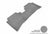 MAXpider Rubber Floor Mats for 2017 2016 2015 2014 2013 2012 Hyundai Accent [Covers Rear (2nd) Row, Gray] L1HY02221501
