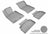 MAXpider Rubber Floor Mats for 2016 2015 2014 2013 2012 Hyundai Genesis Coupe [Covers Front & Rear Row, Gray] L1HY02301501