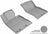 MAXpider Rubber Floor Mats for 2016 2015 2014 2013 2012 Hyundai Genesis Coupe [Covers Front Row, Gray] L1HY02311501
