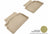 MAXpider Rubber Floor Mats for 2016 2015 2014 2013 2012 Hyundai Genesis Coupe [Covers Rear (2nd) Row, Tan] L1HY02321502