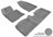MAXpider Rubber Floor Mats for 2017 2016 2015 2014 2013 2012 Hyundai Azera [Covers Front & Rear Row, Gray] L1HY02601501