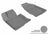 MAXpider Rubber Floor Mats for 2017 2016 2015 2014 2013 2012 Hyundai Azera [Covers Front Row, Gray] L1HY02611501