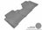 MAXpider Rubber Floor Mats for Santa Fe/Santa Fe XL [Covers Rear (2nd) Row, Gray] L1HY02821501