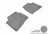MAXpider Rubber Floor Mats for 2010 2009 2008 2007 Hyundai Elantra [Covers Rear (2nd) Row, Gray] L1HY02921501