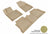 MAXpider Rubber Floor Mats for 2019 2018 2017 2016 2015 Hyundai Sonata [Covers Front & Rear Row, Tan] L1HY05101502