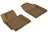 MAXpider Rubber Floor Mats for Elantra/Elantra Coupe [Covers Front Row, Tan] L1HY05211502