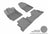 MAXpider Rubber Floor Mats for 2020 2019 2018 2017 Hyundai Elantra [Covers Front & Rear Row, Gray] L1HY07101501