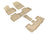 MAXpider Rubber Floor Mats for 2022 2021 2020 Hyundai Palisade [Covers 1st 2nd & 3rd Row, Tan] L1HY10101502