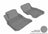 MAXpider Rubber Floor Mats for FX35/FX45 [Covers Front Row, Gray] L1IN00011501