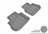 MAXpider Rubber Floor Mats for FX35/FX45 [Covers Rear (2nd) Row, Gray] L1IN00021501
