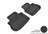 MAXpider Rubber Floor Mats for FX35/FX45 [Covers Rear (2nd) Row, Black] L1IN00021509