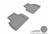 MAXpider Rubber Floor Mats for FX35/QX70 [Covers Rear (2nd) Row, Gray] L1IN00321501