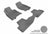 MAXpider Rubber Floor Mats for EX35/QX50 [Covers Front & Rear Row, Gray] L1IN00401501
