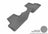 MAXpider Rubber Floor Mats for EX35/QX50 [Covers Rear (2nd) Row, Gray] L1IN00421501